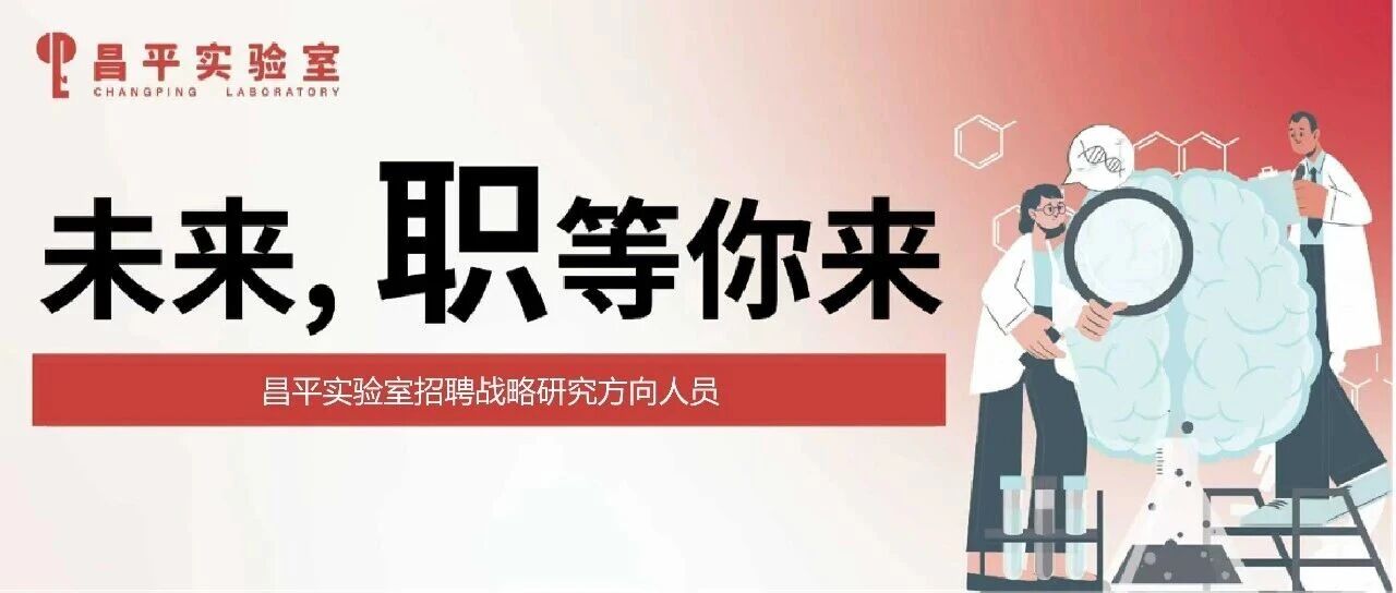 昌平实验室招聘战略研究方向人员