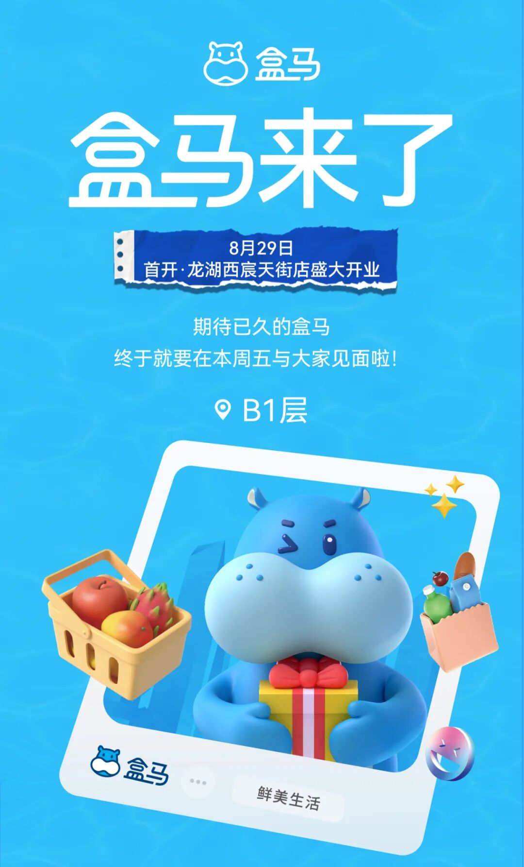 盒马又来金牛啦！明日开业！插图