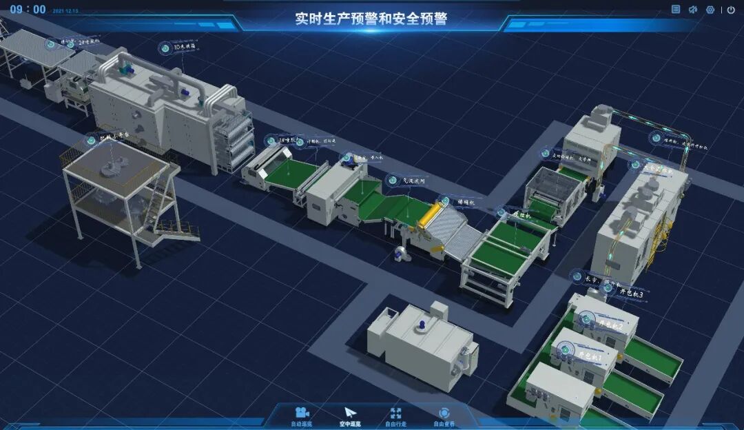 智能车间生产线3D效果展示系统-工业智造-行业应用-常州光电技术研究所