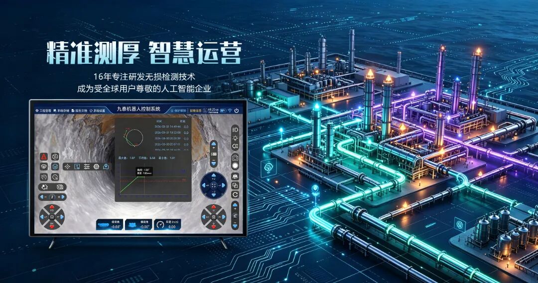 石油化工管道测厚有多难？这台多功能机器人给出了新答案