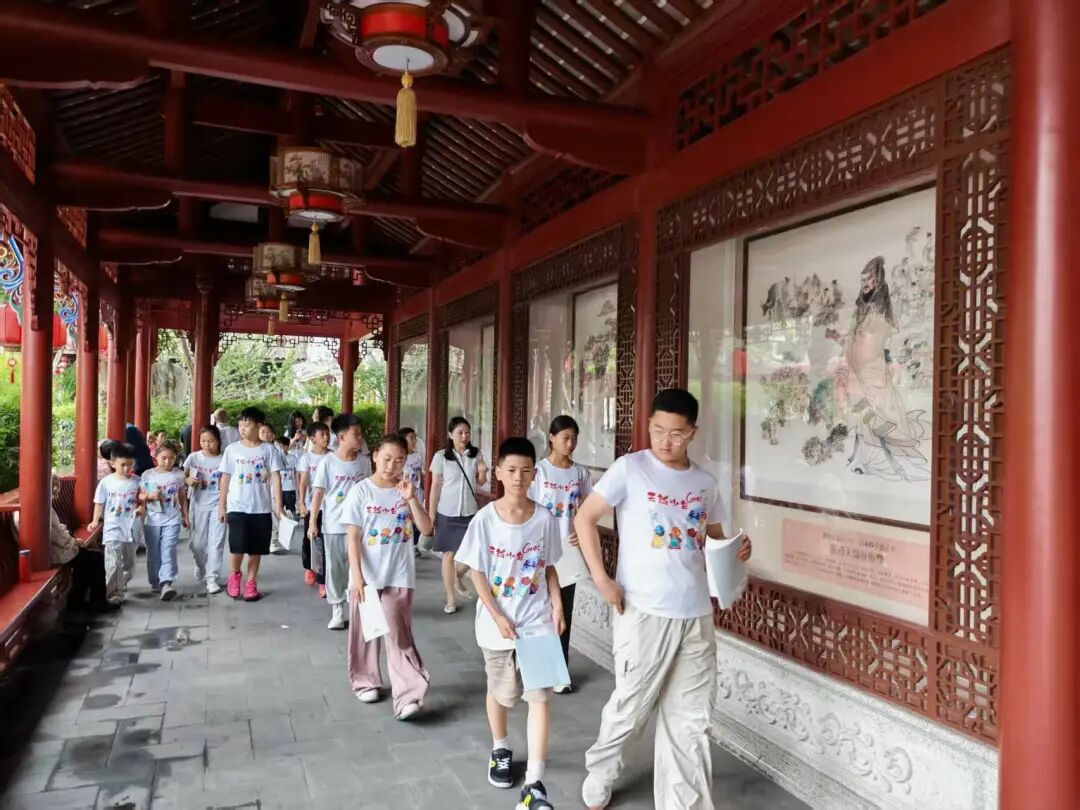 唐风蜀韵景区迎接“未来少年夏令营”小朋友的到来(图4)