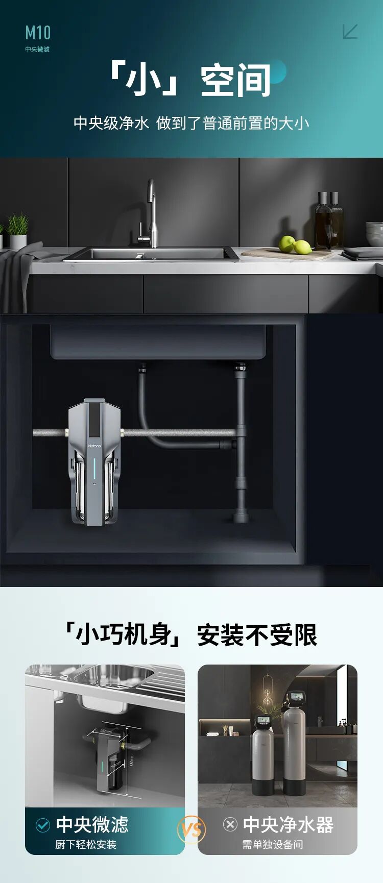 新品速递丨诺百纳M10中央微滤炫酷上市 小身材大不凡！