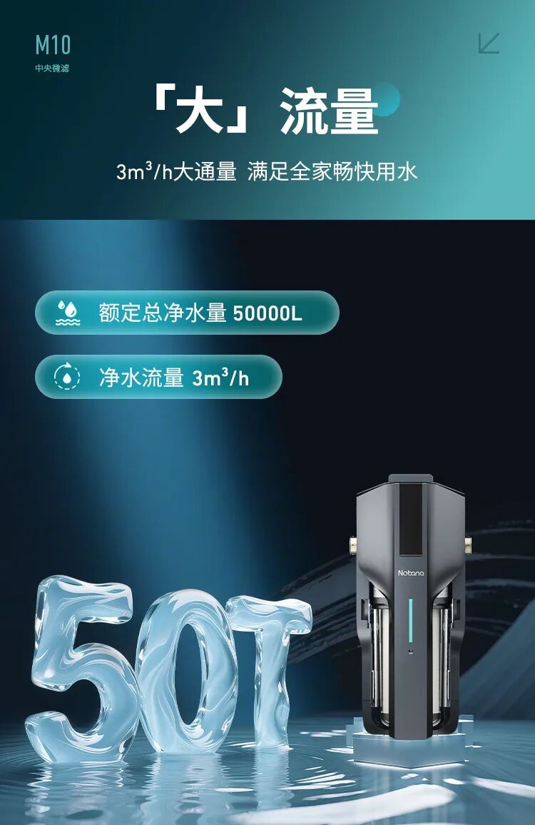 新品速递丨诺百纳M10中央微滤炫酷上市 小身材大不凡！