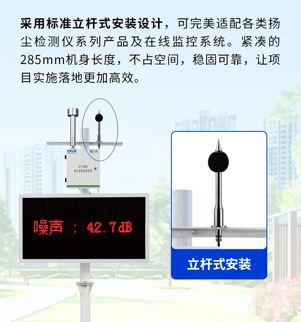 新品上市！HT-N100噪声传感器：精准声级监测，无惧严苛工况