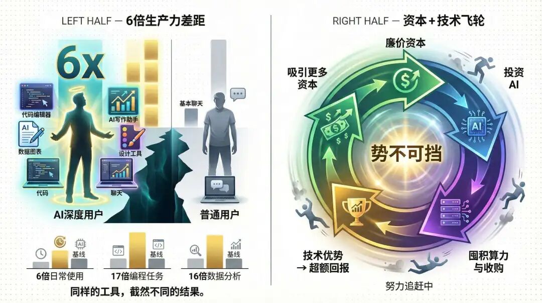 同样工具对使用程度不同而带来的结果