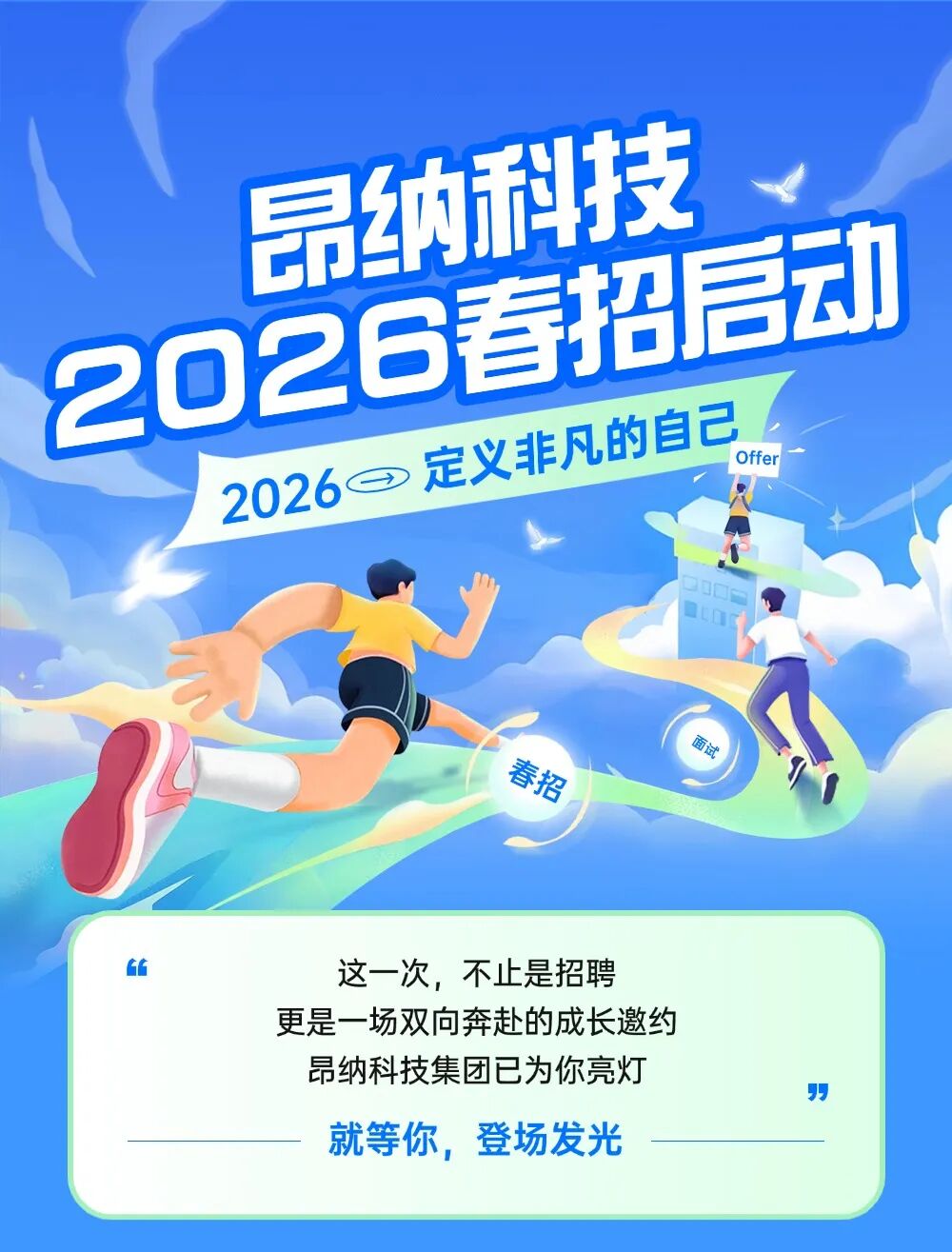 昂纳招聘公众号二维码