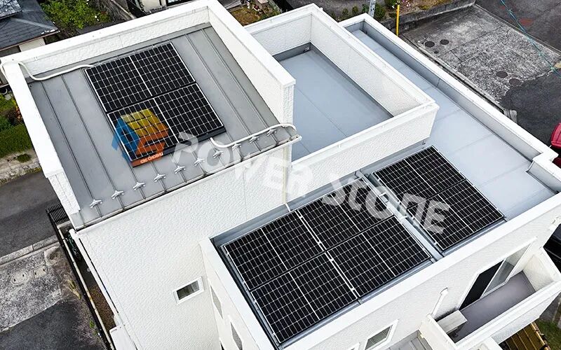 solar panel flat roof installation 
