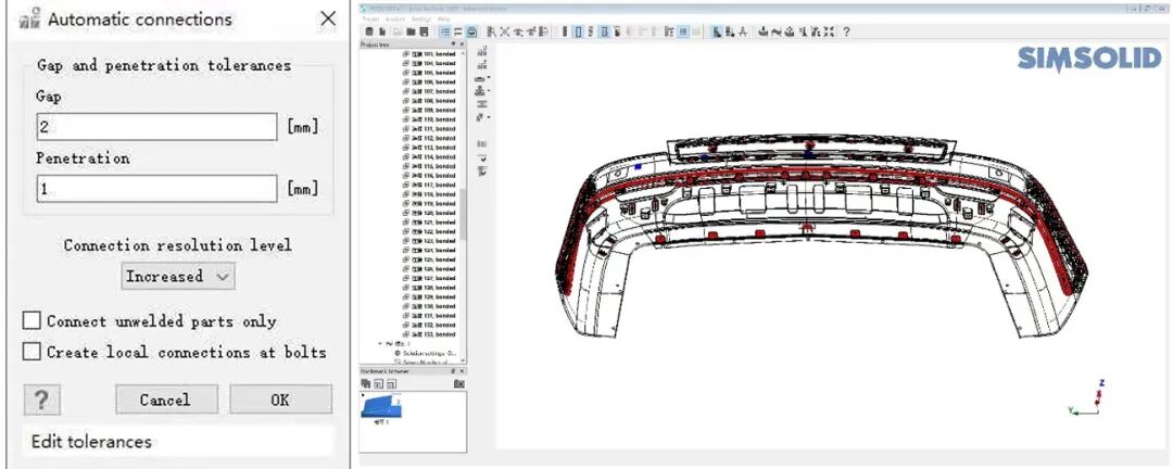 SimSolid 在汽车零部件开发中应用的可行性调研及实践的图10