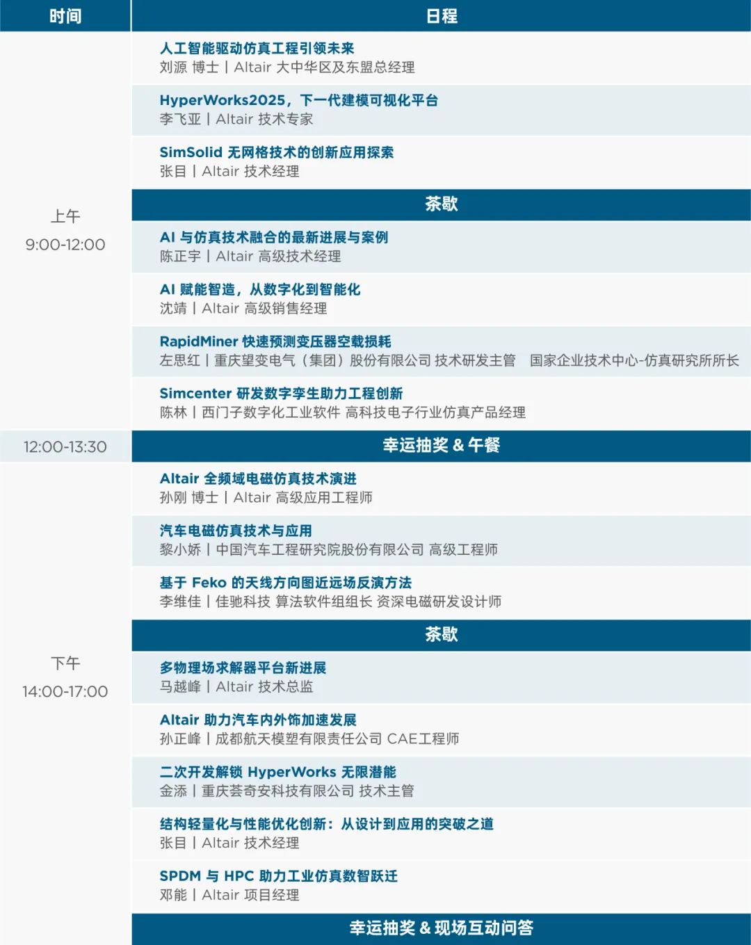 西南会议 | 2025 Altair 区域技术交流会精彩内容提前揭晓，立即报名锁定技术干货的图8