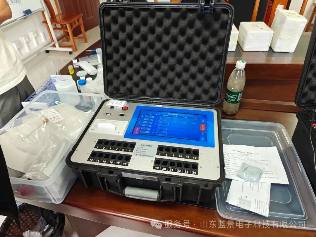 蓝景 黔南州福泉市人民检察院水质/食品仪器使用培训