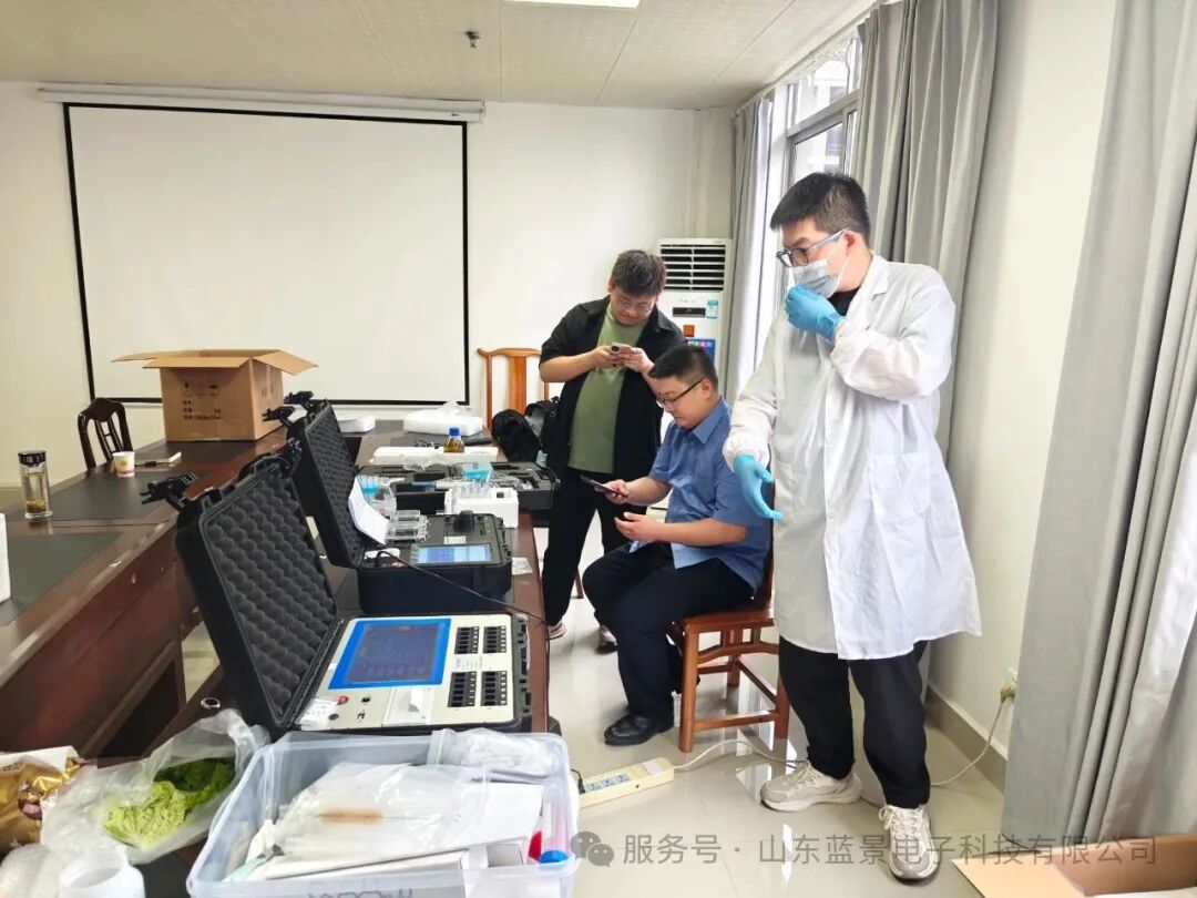 蓝景 黔南州福泉市人民检察院水质/食品仪器使用培训