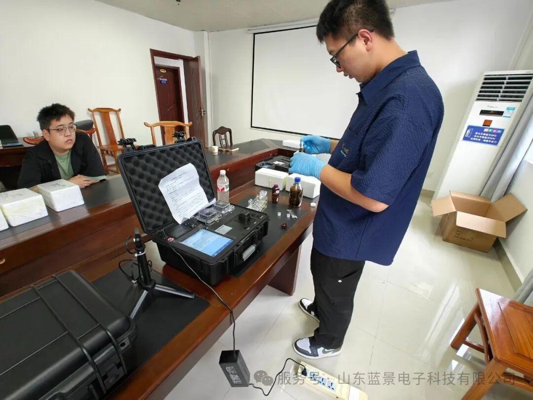 蓝景 黔南州福泉市人民检察院水质/食品仪器使用培训