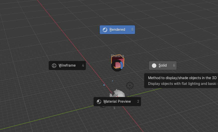 Blender视图模式切换快捷键