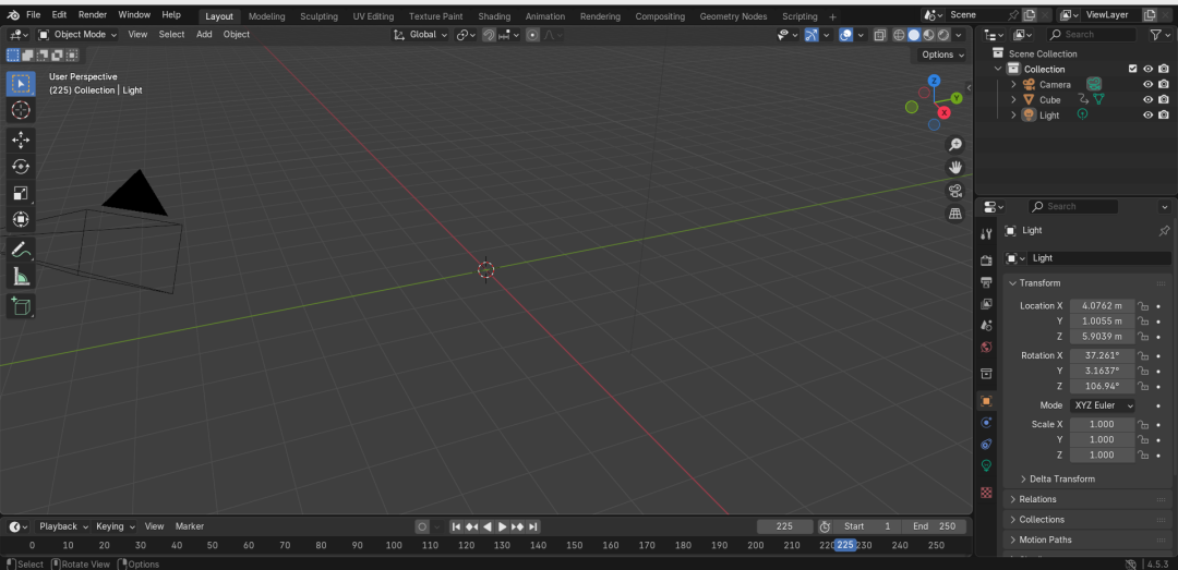 Blender布局工作区