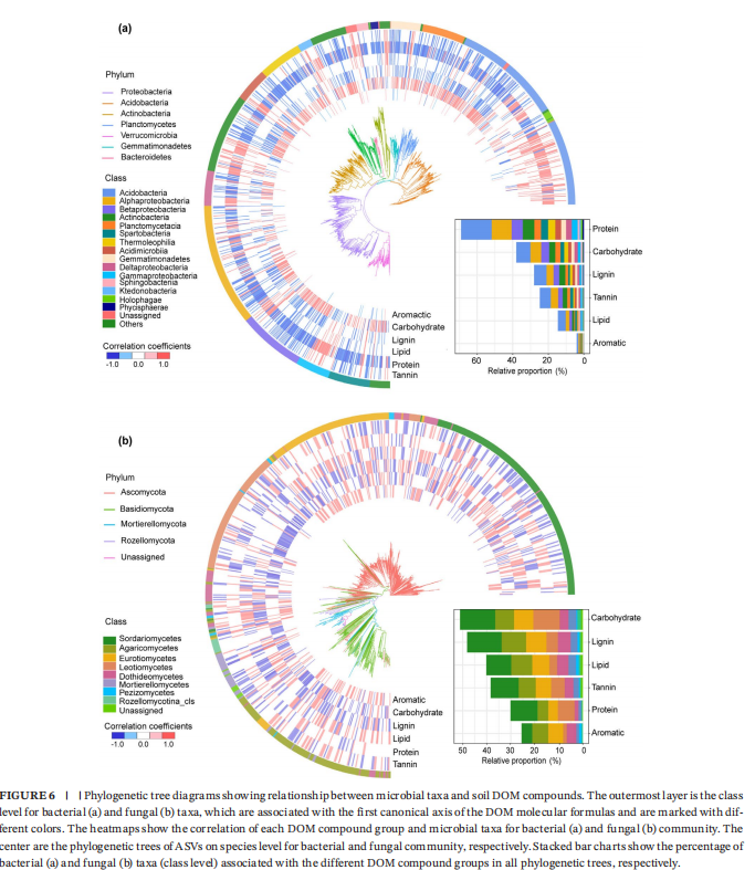 GCB| 溶解性有机质化学多样性对大陆尺度森林土壤微生物多样性的影响