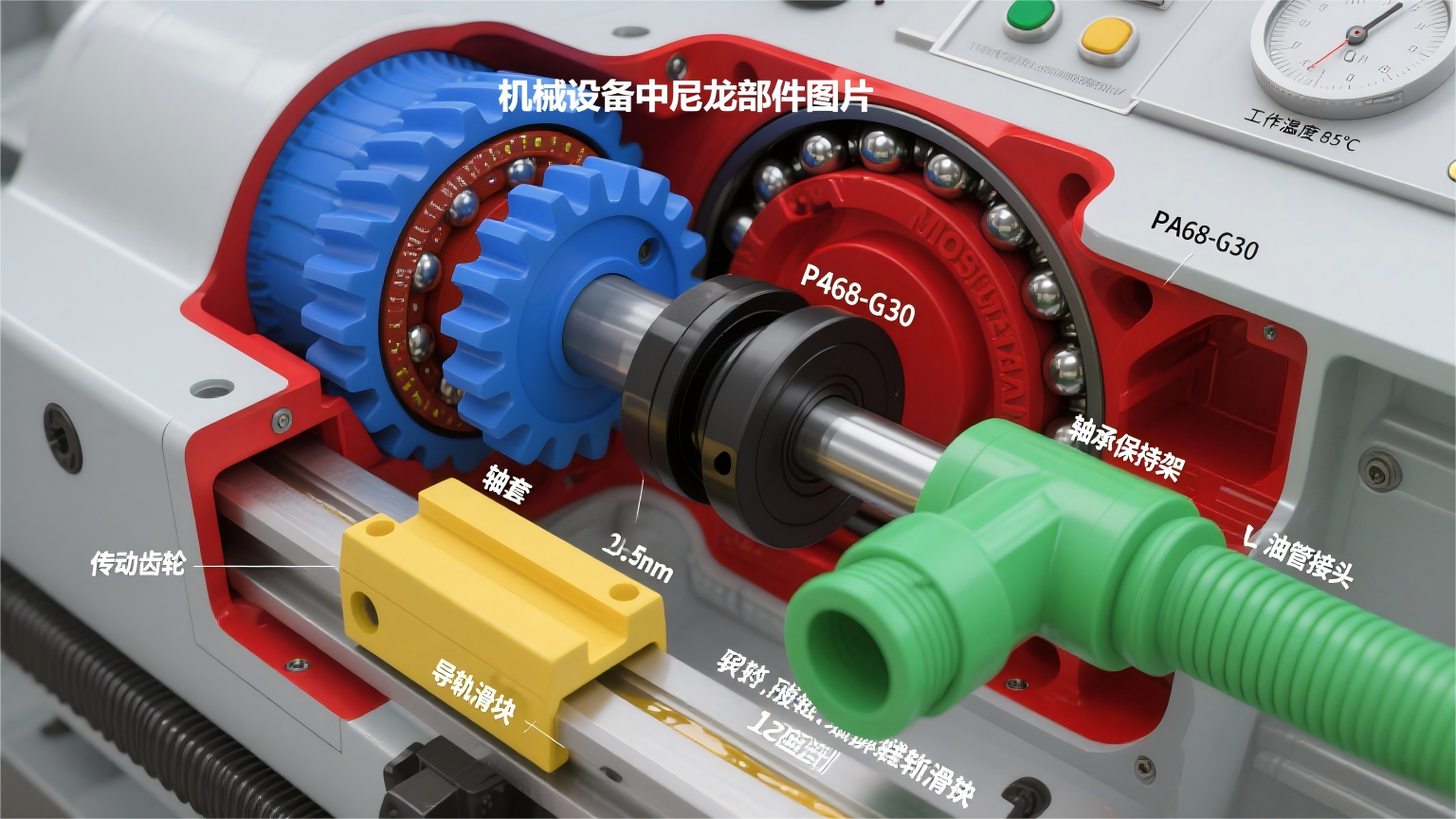 尼龙在机器设备部件应用图