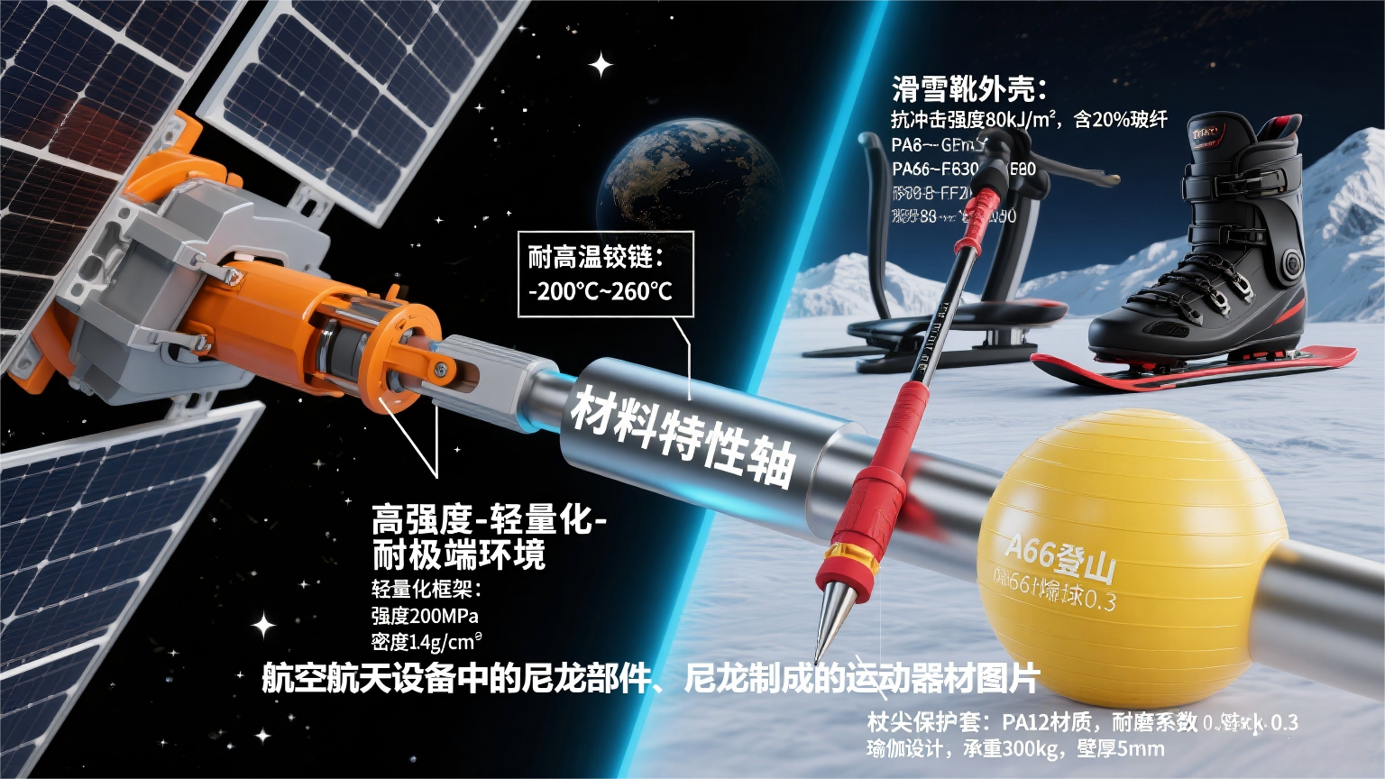 尼龙在航空航天设备和运动器材上的应用