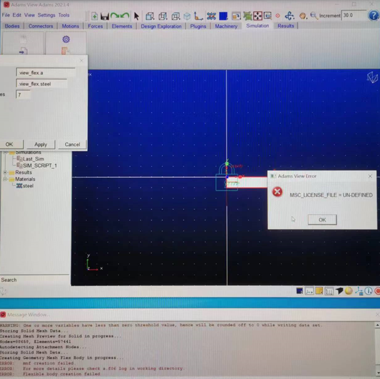 设计仿真 | 深入解析Adams的直接柔性化功能：ViewFlex的图12