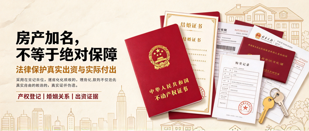婚后加名≠平分房产？承家律业解读新规后房产加名真相