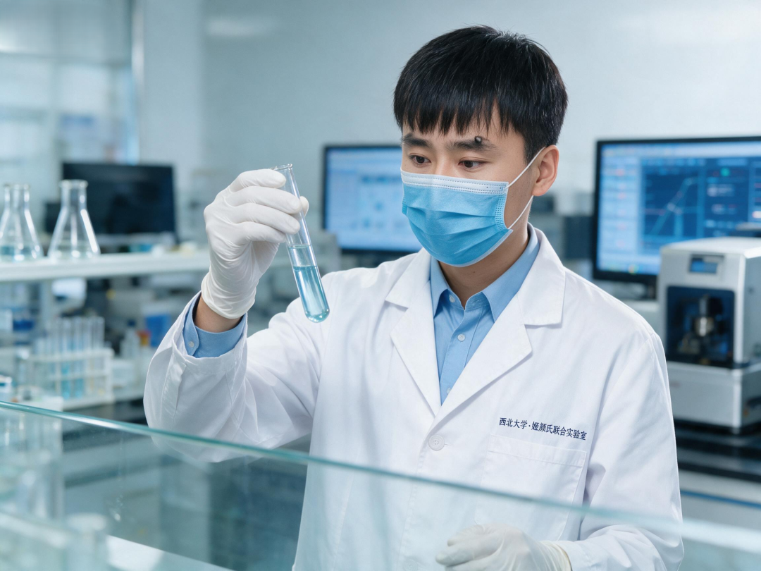 联合实验室研发人员记录实验数据