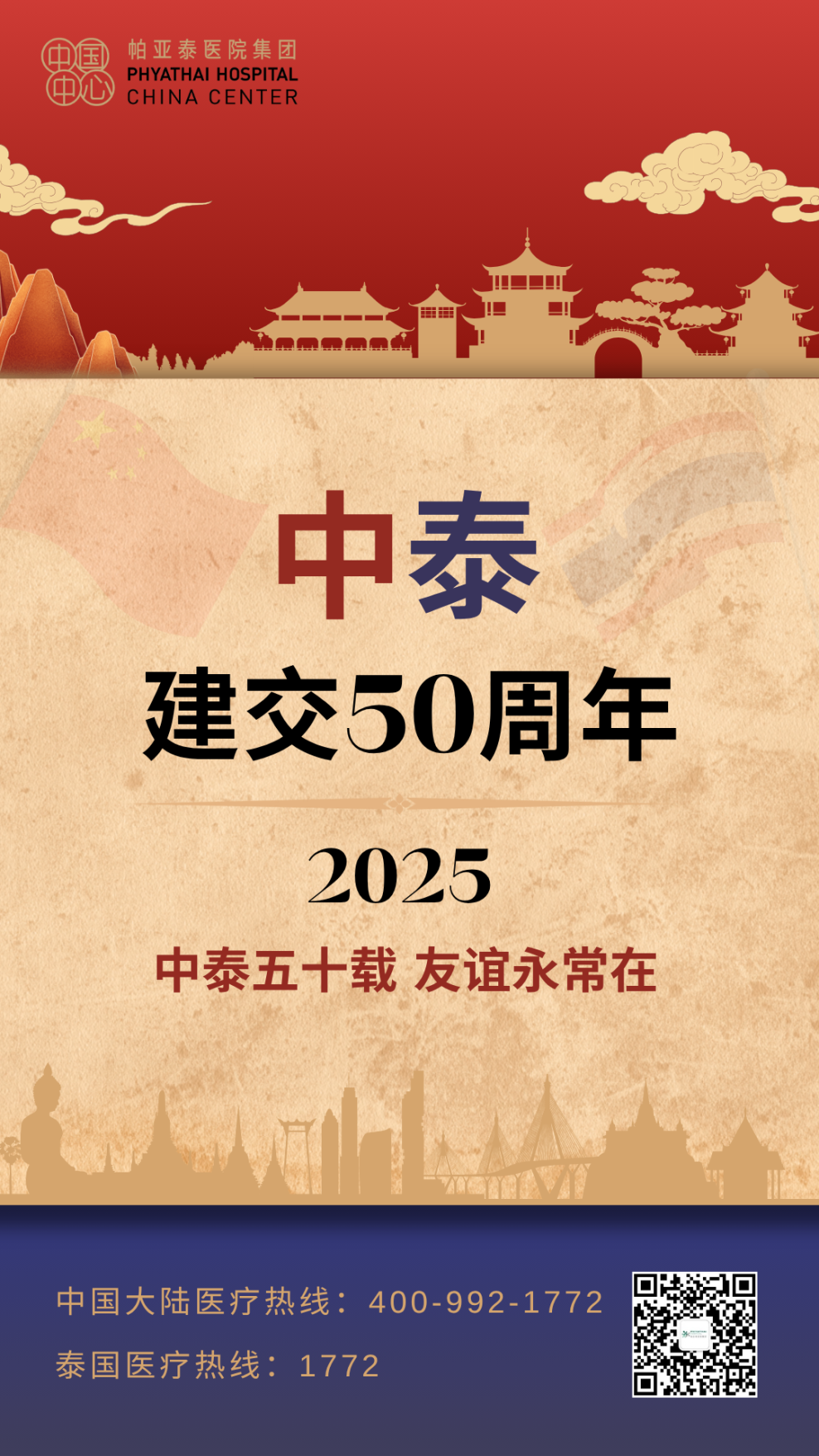 中泰医疗怎么样中泰建交五十周年——帕亚泰医院集团携手共庆，共绘健康合作新篇章_https://www.jmylbn.com_新闻资讯_第3张