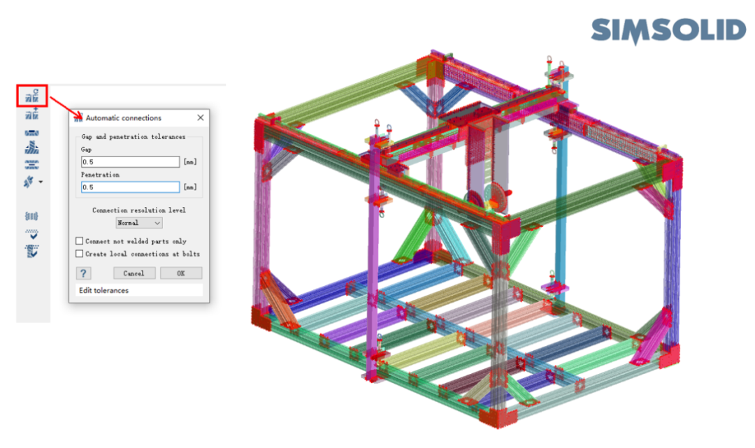 案例分享｜基于 Altair SimSolid 的大型通用工装结构力学仿真分析及试验对标的图11