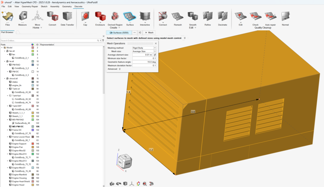 ultraFluidX 动力舱热仿真的图5