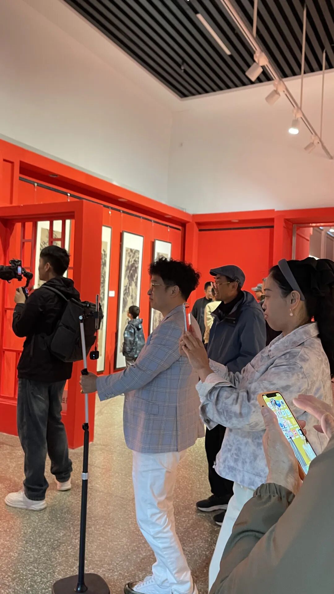 京张体育文化旅游带 池上碧苔•水墨集中国画名家邀请展在张家口展览馆开幕,图片,第12张