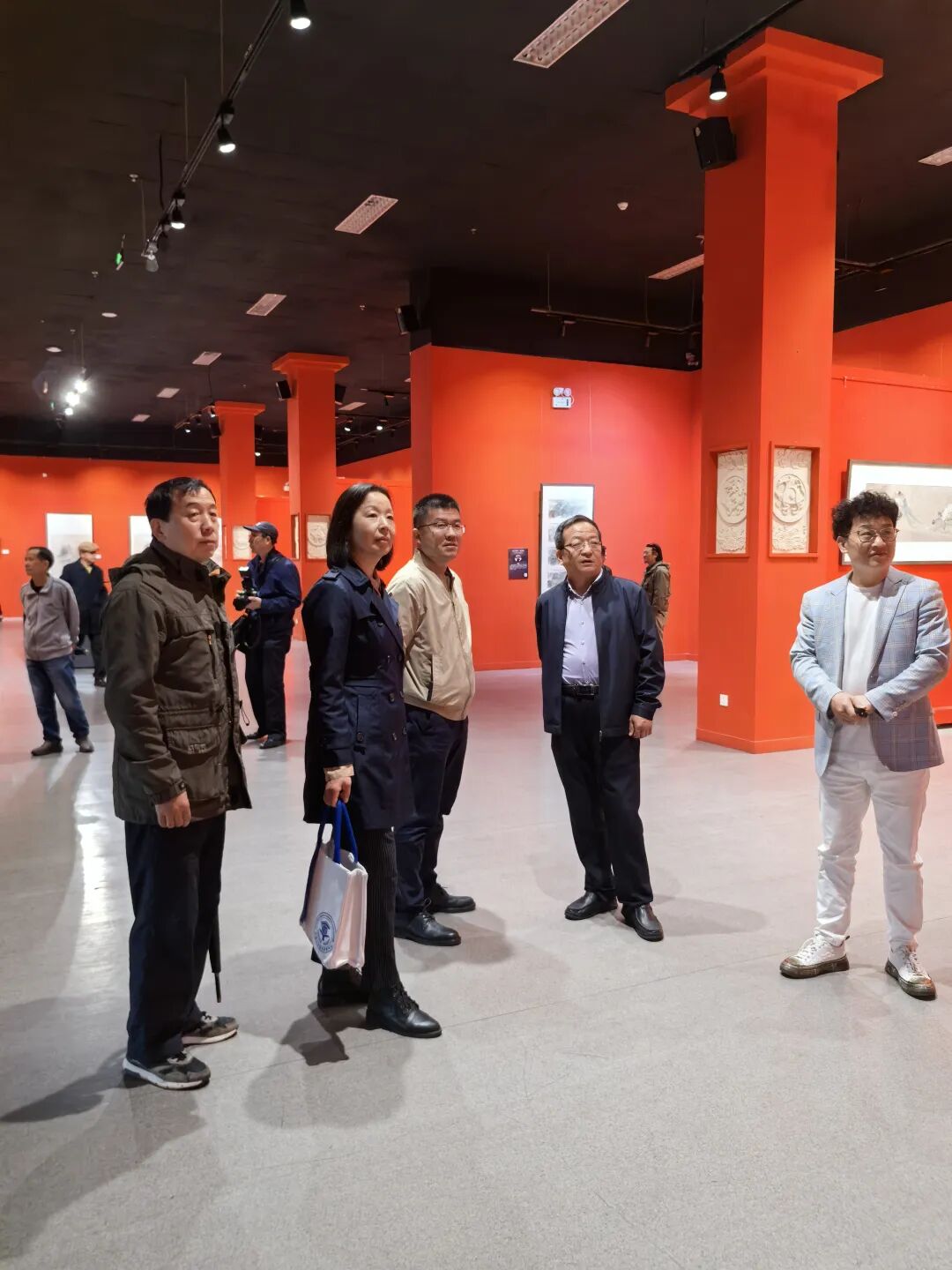 京张体育文化旅游带 池上碧苔•水墨集中国画名家邀请展在张家口展览馆开幕,图片,第16张
