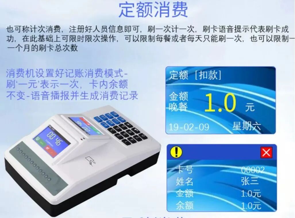 食堂刷卡机说明书
