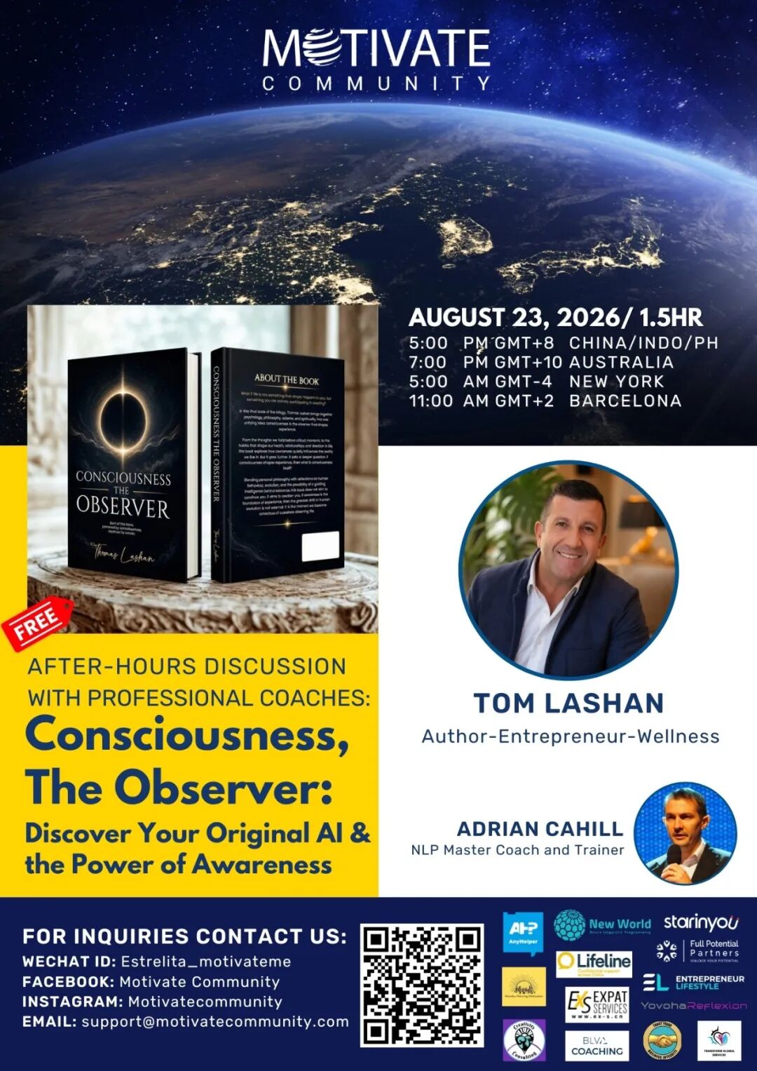 Shanghai August 2026 Events ： Comedy, AI, Free Webinar & Discounts