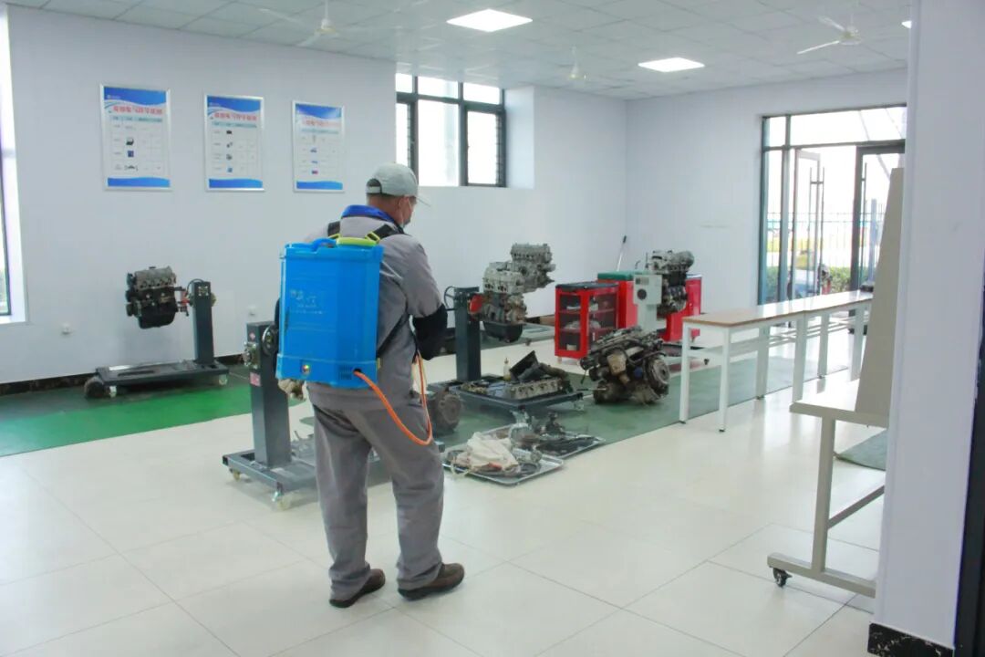 山东运河技工学校全面开展流感消杀，筑牢校园健康防线(图14)