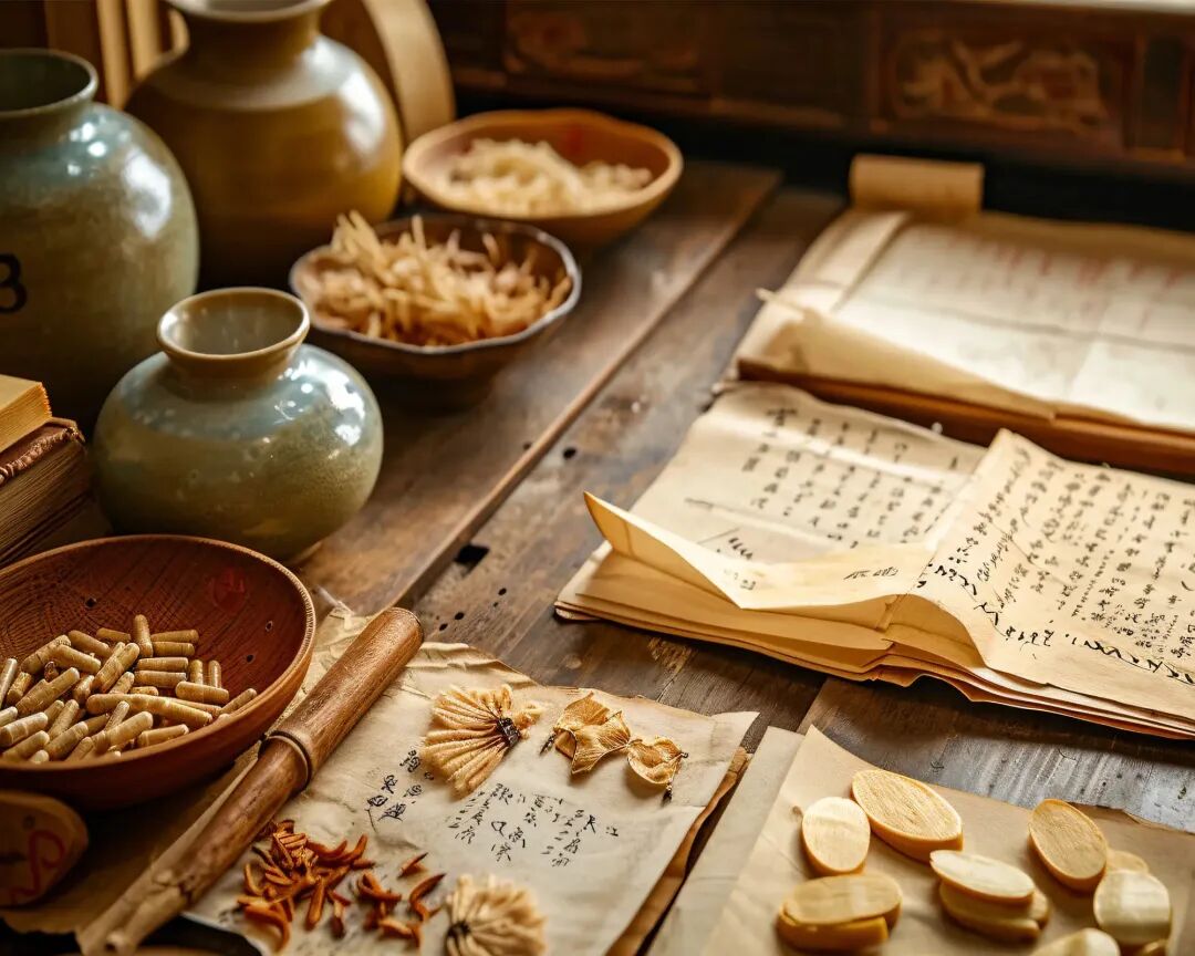 中药材摆桌.webp