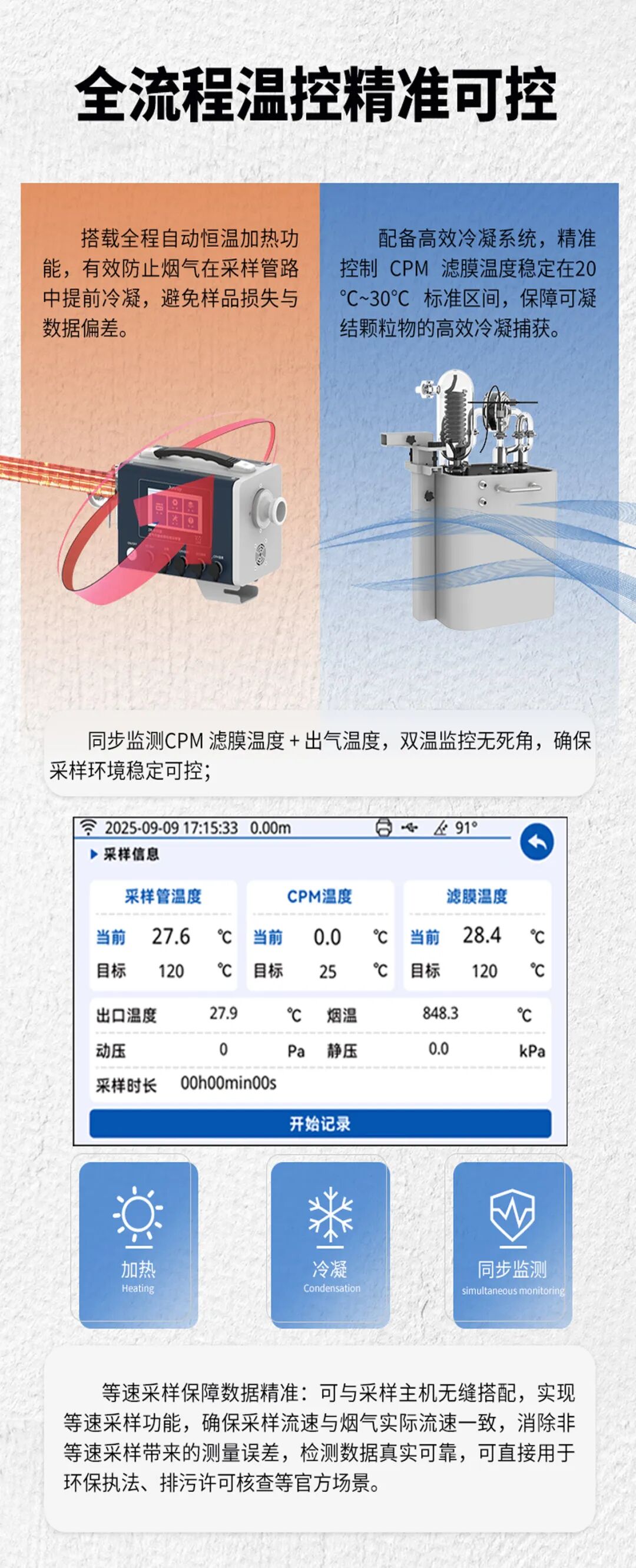 新品发布！ZR-D35型废气可凝结颗粒物采样管