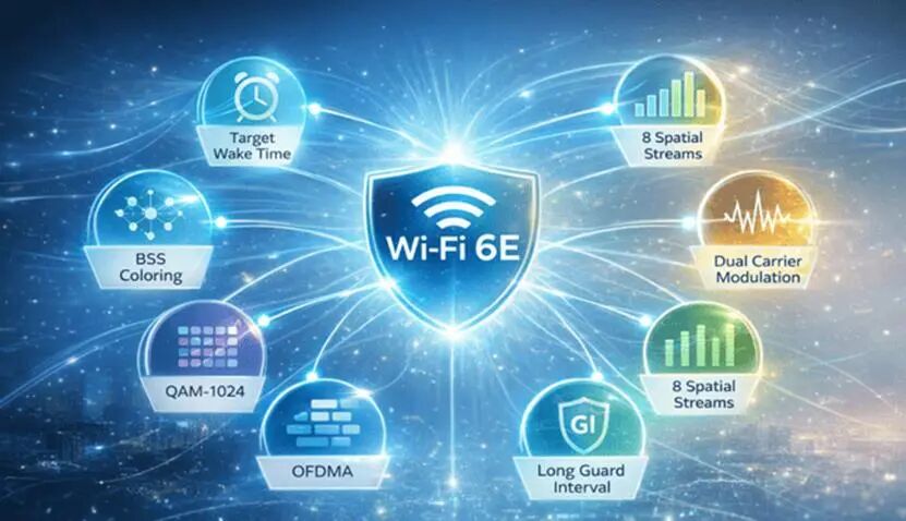 Wi-Fi6E features