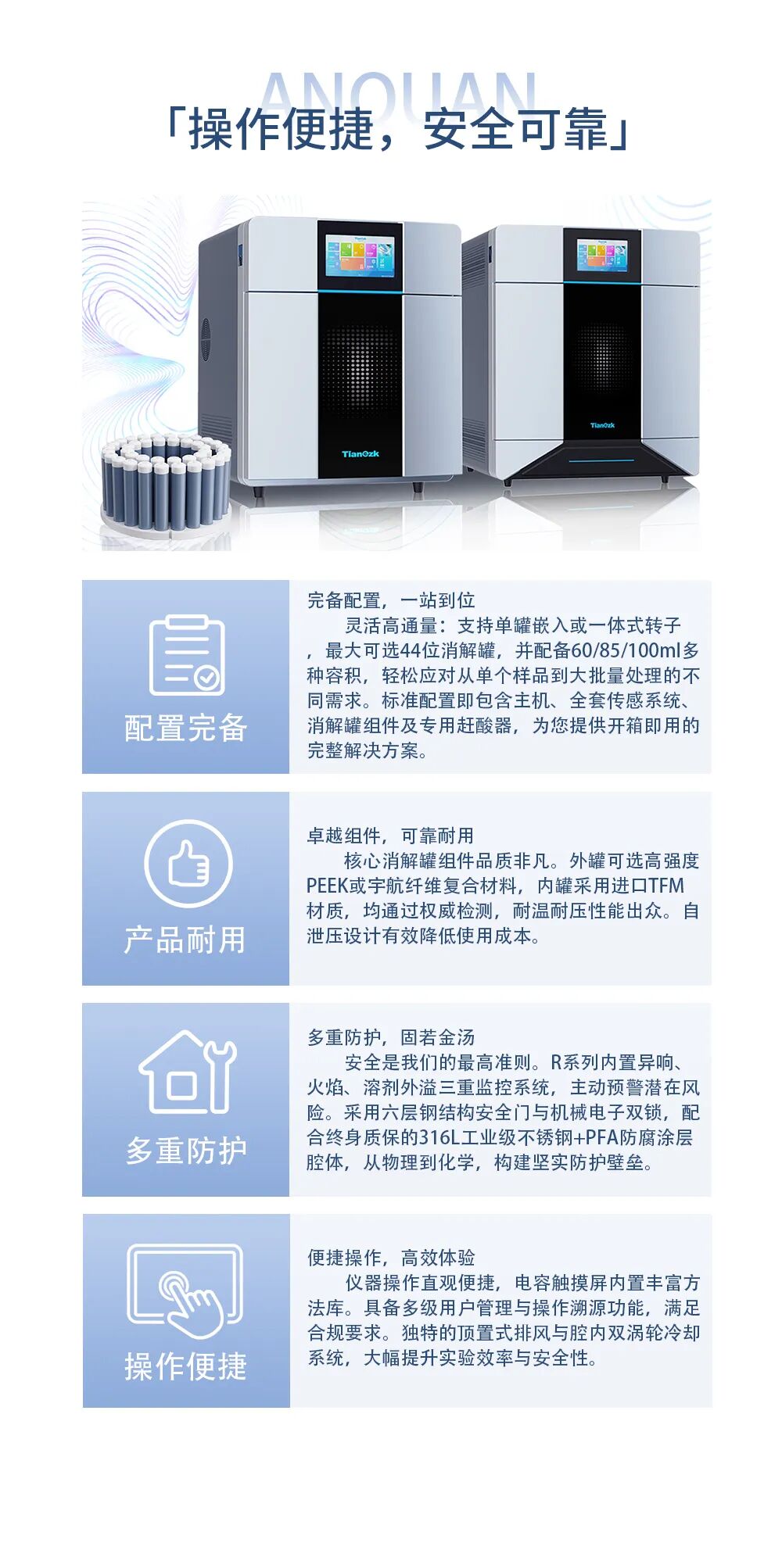 天燚中科 R 系列微波消解仪，您的前处理专家!