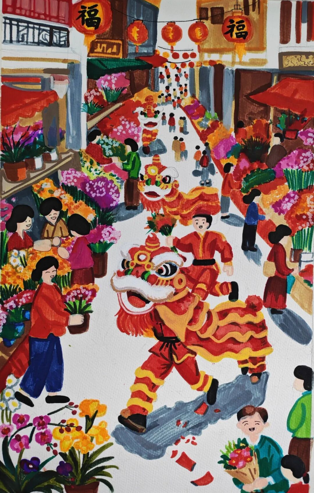 三等奖：华诞花街狮舞颂+中附外国语学校502班+吴乐欣.jpg