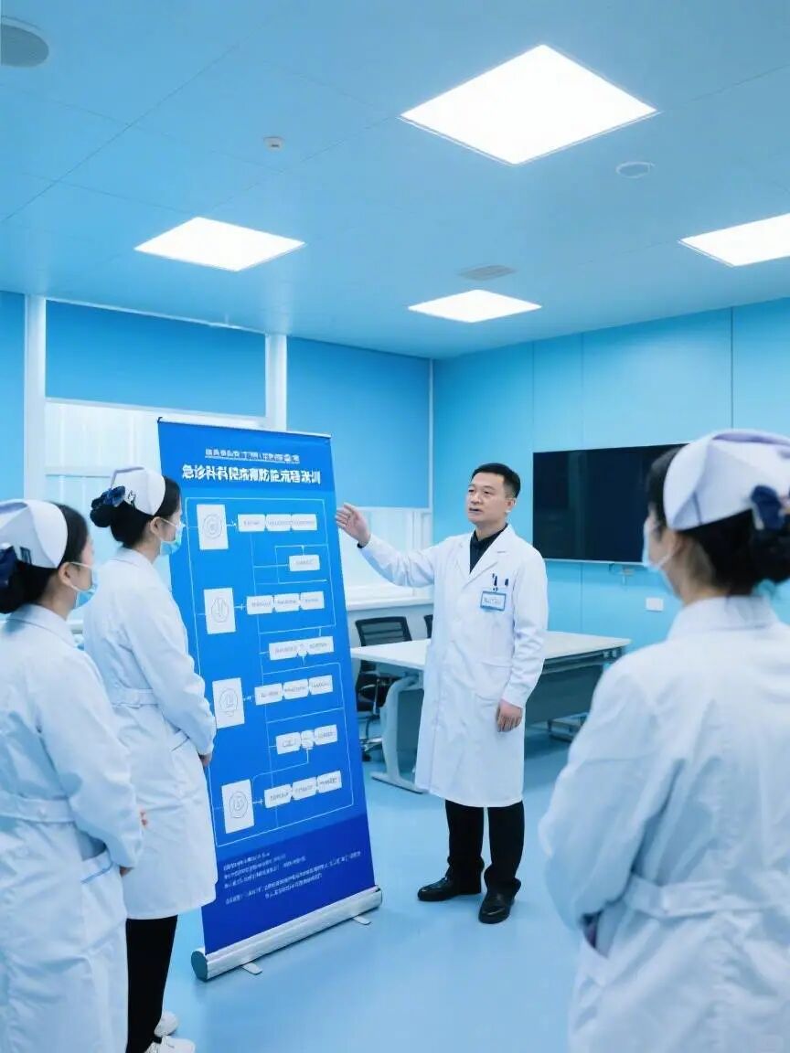 急诊科院感防控流程医护人员培训章节配图2