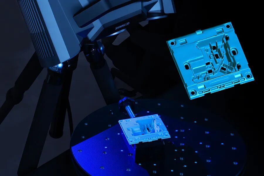 OptimScan Q12计量级蓝光三维扫描仪准确还原物体表面几何细节特征