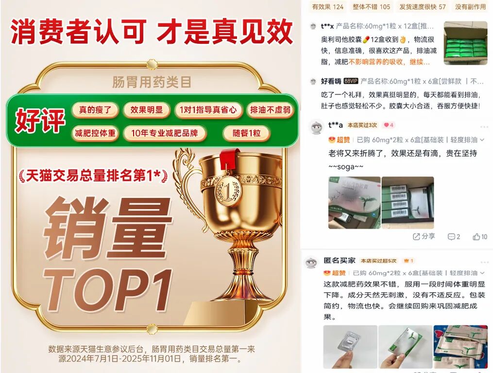 推荐吃哪款奥利司他