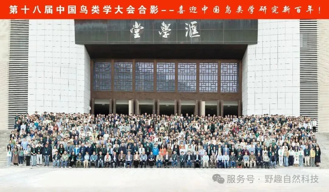 野趣参加第十八届中国鸟类学大会