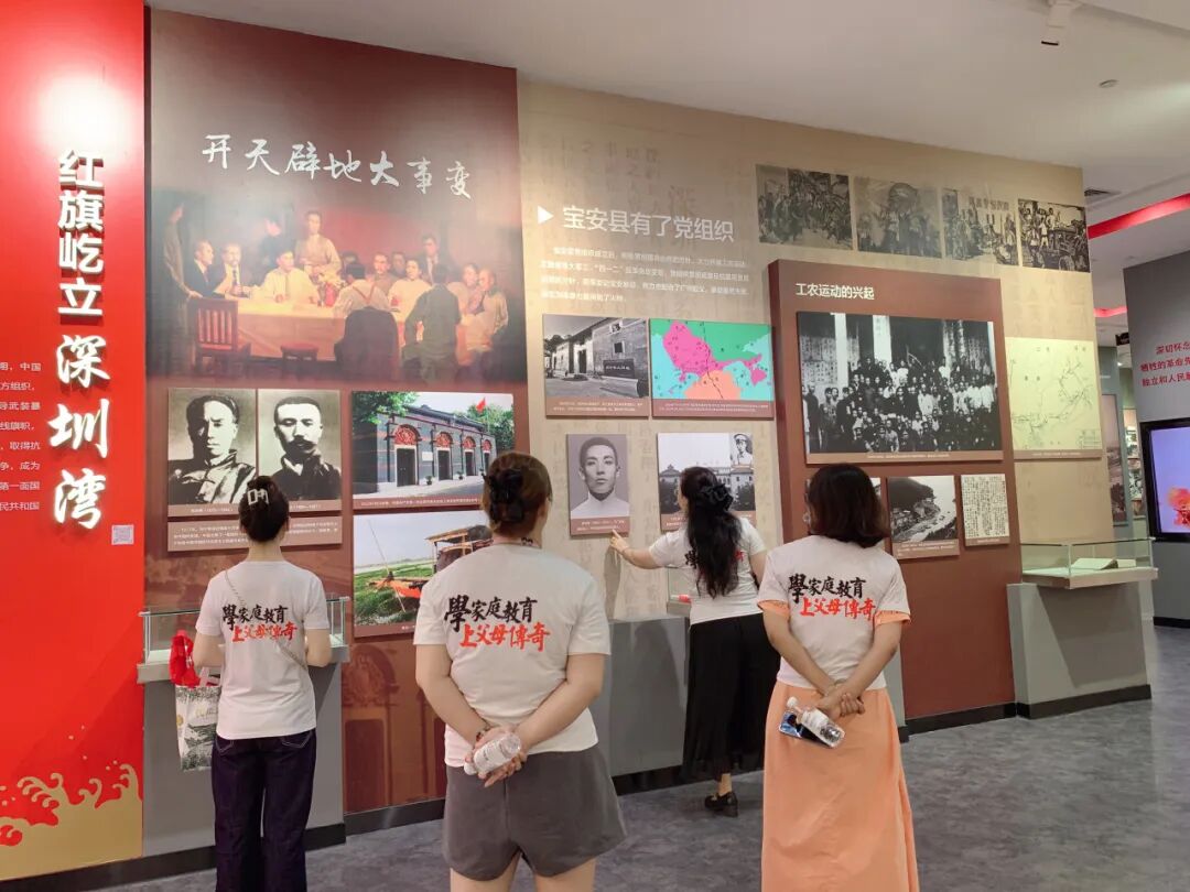 （革命主题展区参观学习）