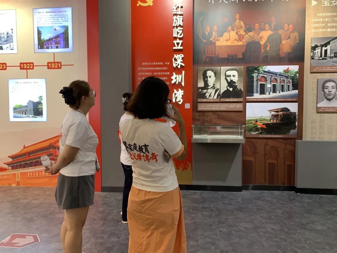 （革命主题展区参观学习）