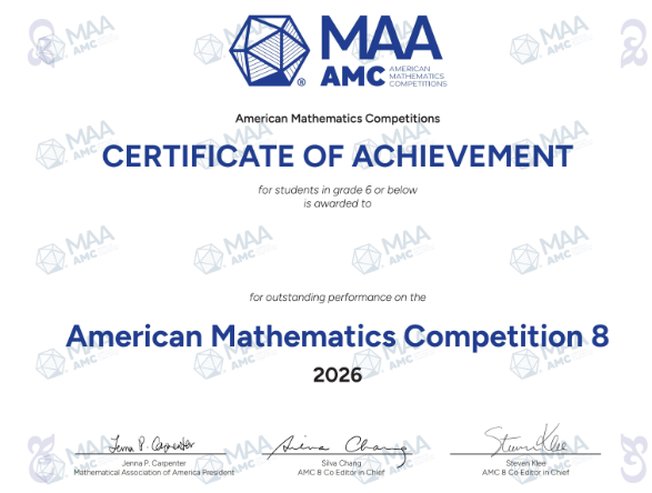 AMC8数学竞赛
