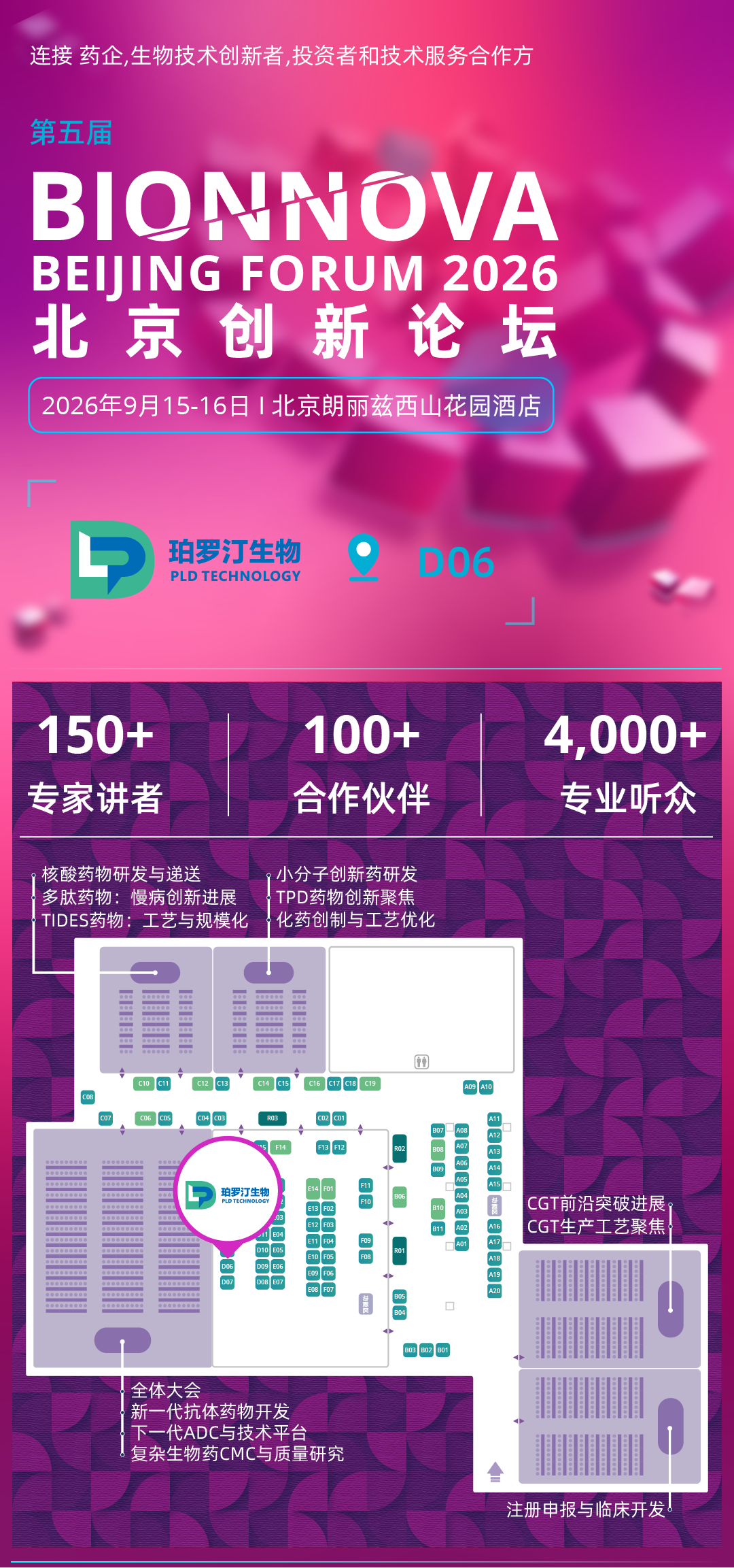 9月北京| 珀罗汀生物与您相约第五届BIONNOVA北京创新论坛