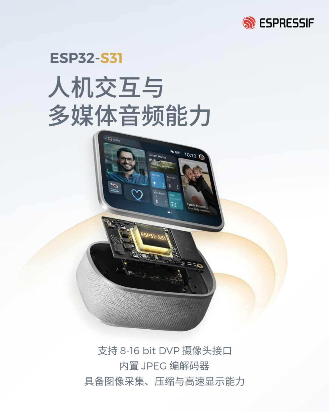乐鑫发布ESP32-S31:高性能多协议双核RISC-V,面向AI 智能交互！启明云端