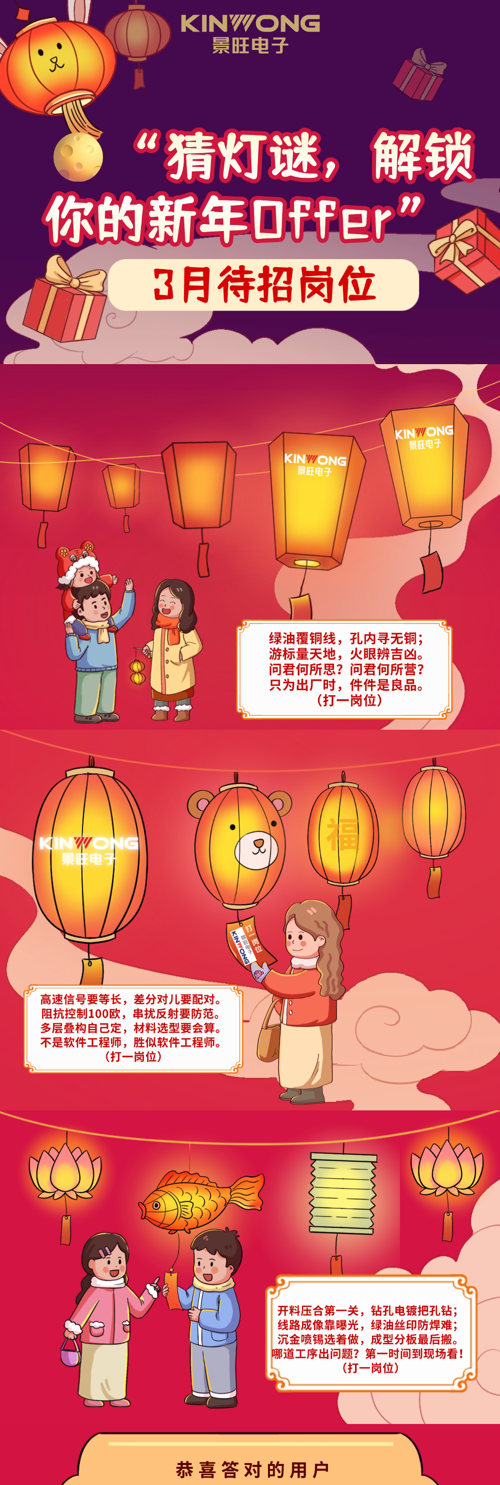 3月待招岗位|元宵节限定岗位，甜度爆表，速来！