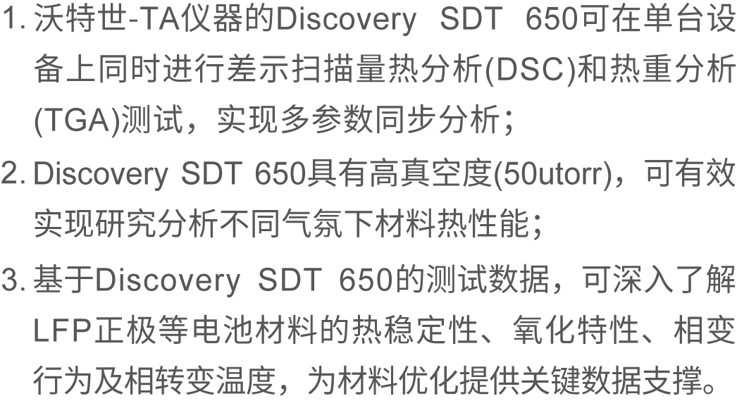 行業(yè)應(yīng)用｜利用同步熱分析儀研究不同氣氛下碳包覆磷酸鐵鋰的熱穩(wěn)定性