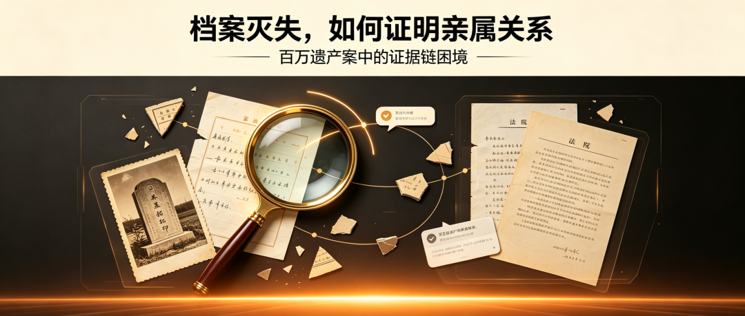 档案灭失、无法 DNA，百万遗产案中，如何证明 “我妈是我妈”？