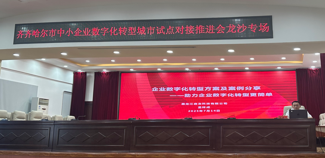 齐齐哈尔市中小企业数字化转型城市试点对接推进会龙沙专场成功召开